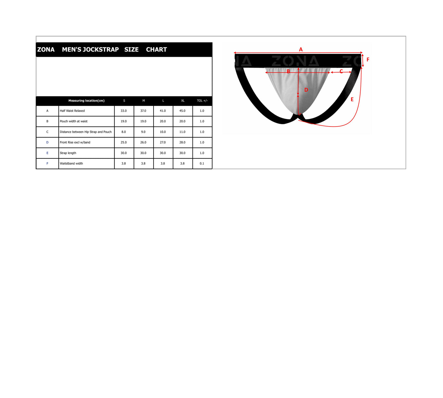 Red Vibrant Jockstrap HS010E